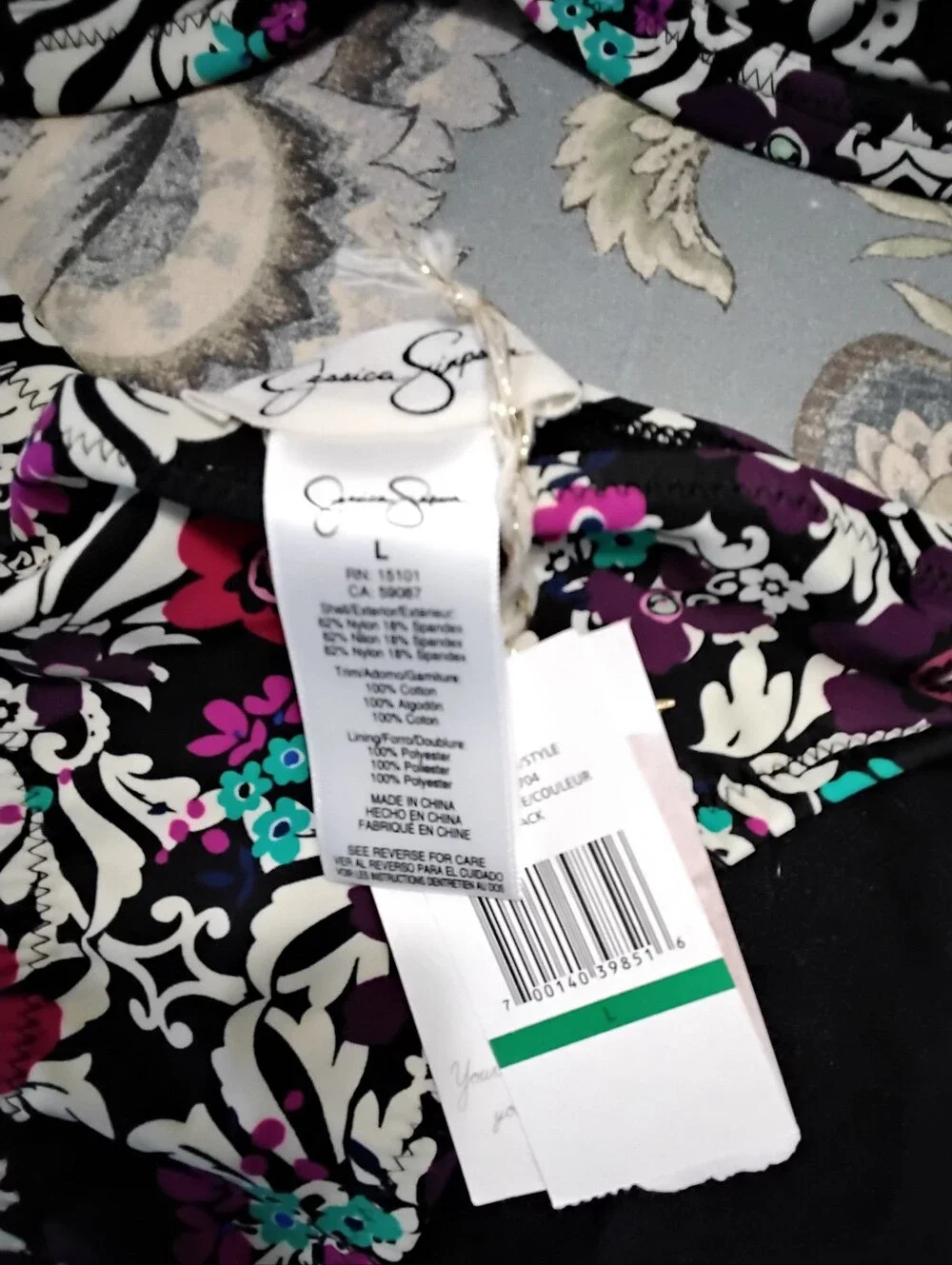 Jessica Simpson 3 Pc Swim Suit
